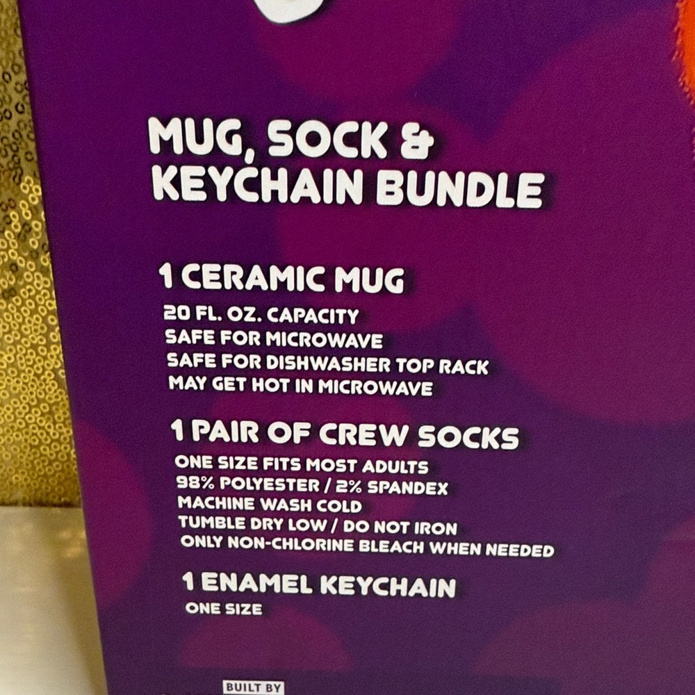 Disney Inside Out Mug, socks, and Keychain set. - Picture 9 of 11